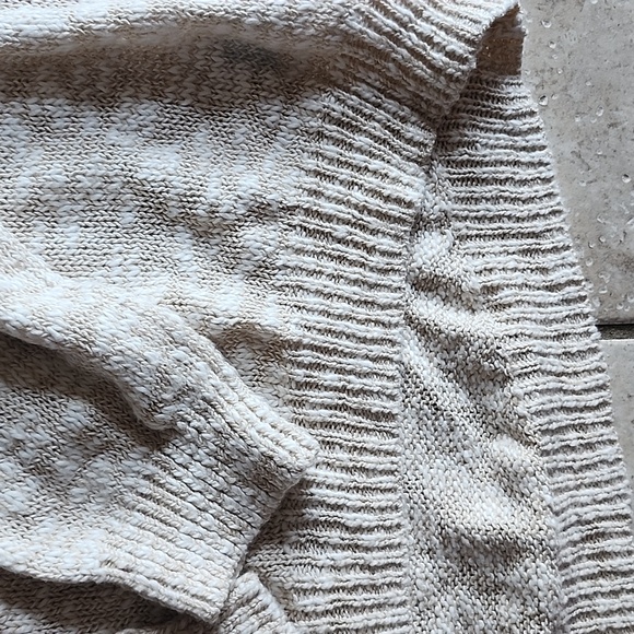 J. McLaughlinBeige Knit Crewneck Sweater Medium - Picture 7 of 16